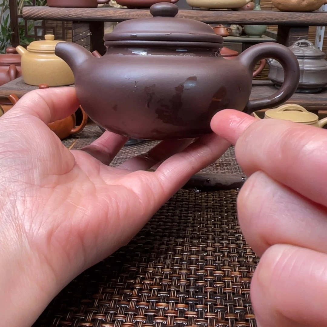 紫砂茶壶宜兴原矿紫砂手工制250