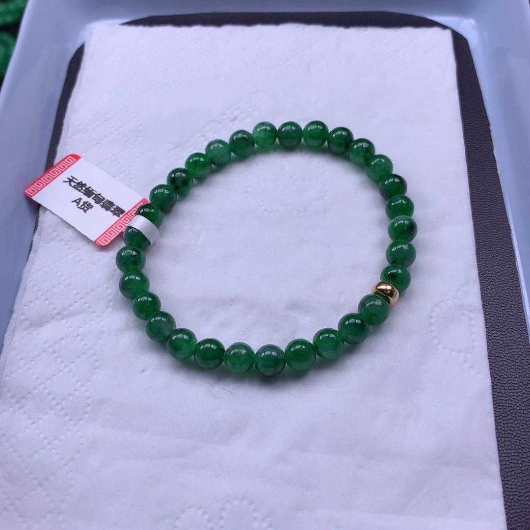 翡翠未镶嵌颈饰手串