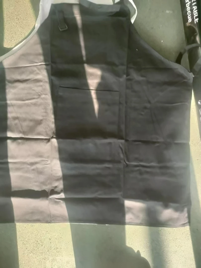 黑色简约纯色围裙发1件