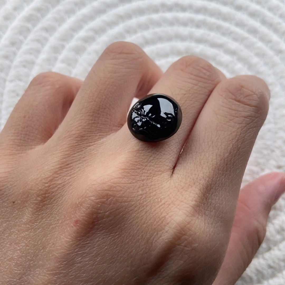 颈饰未镶嵌翡翠貔貅蛋面