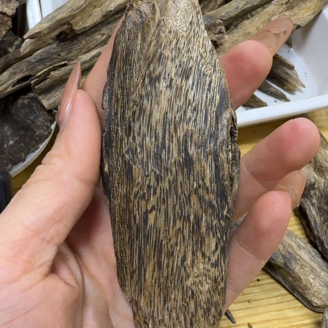 沉香沉香枕福*块料奇楠虫漏33.7克