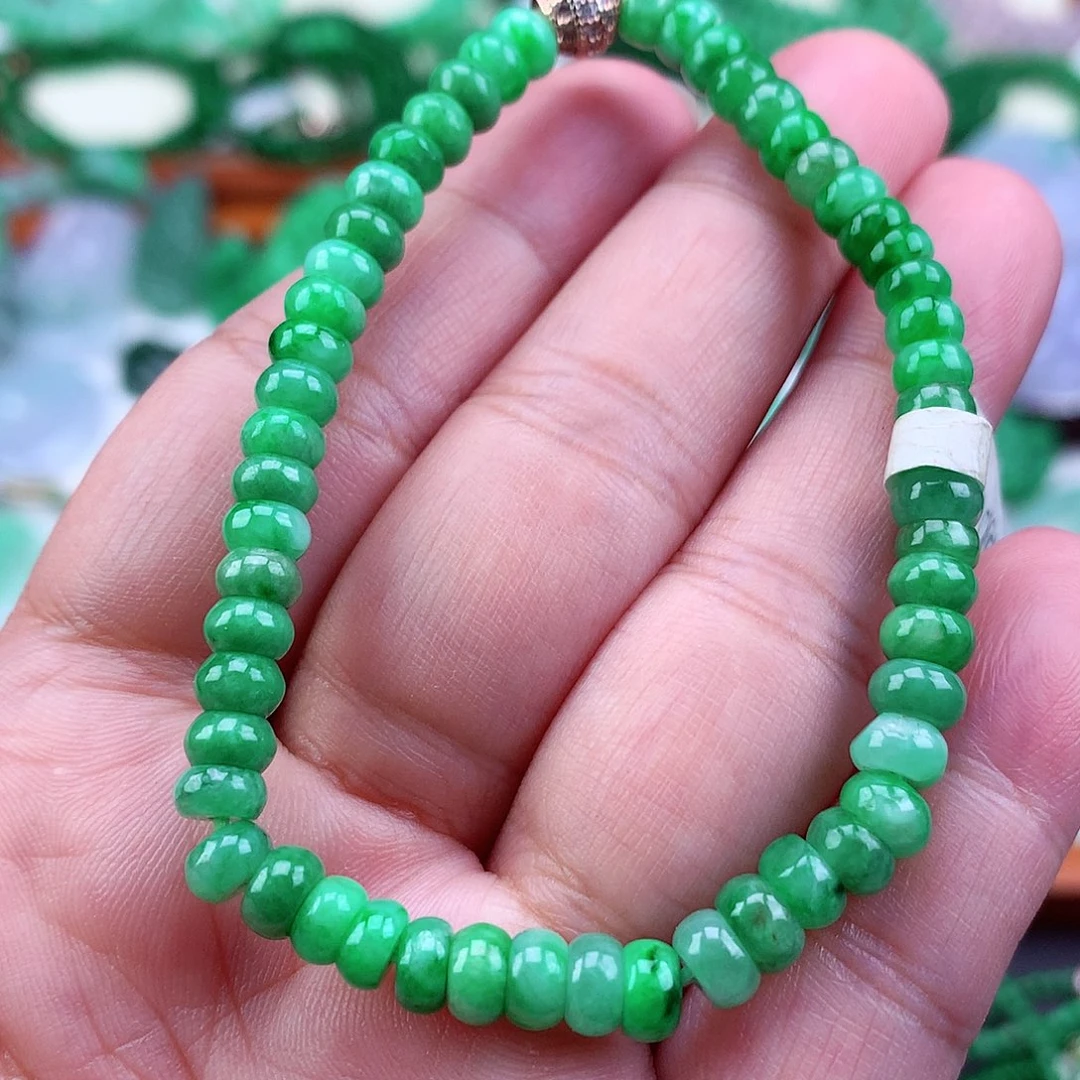 未镶嵌手链翡翠手串