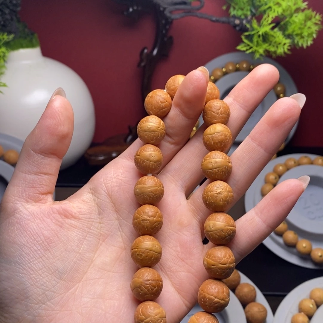 旋***月手串凤眼菩提13素串