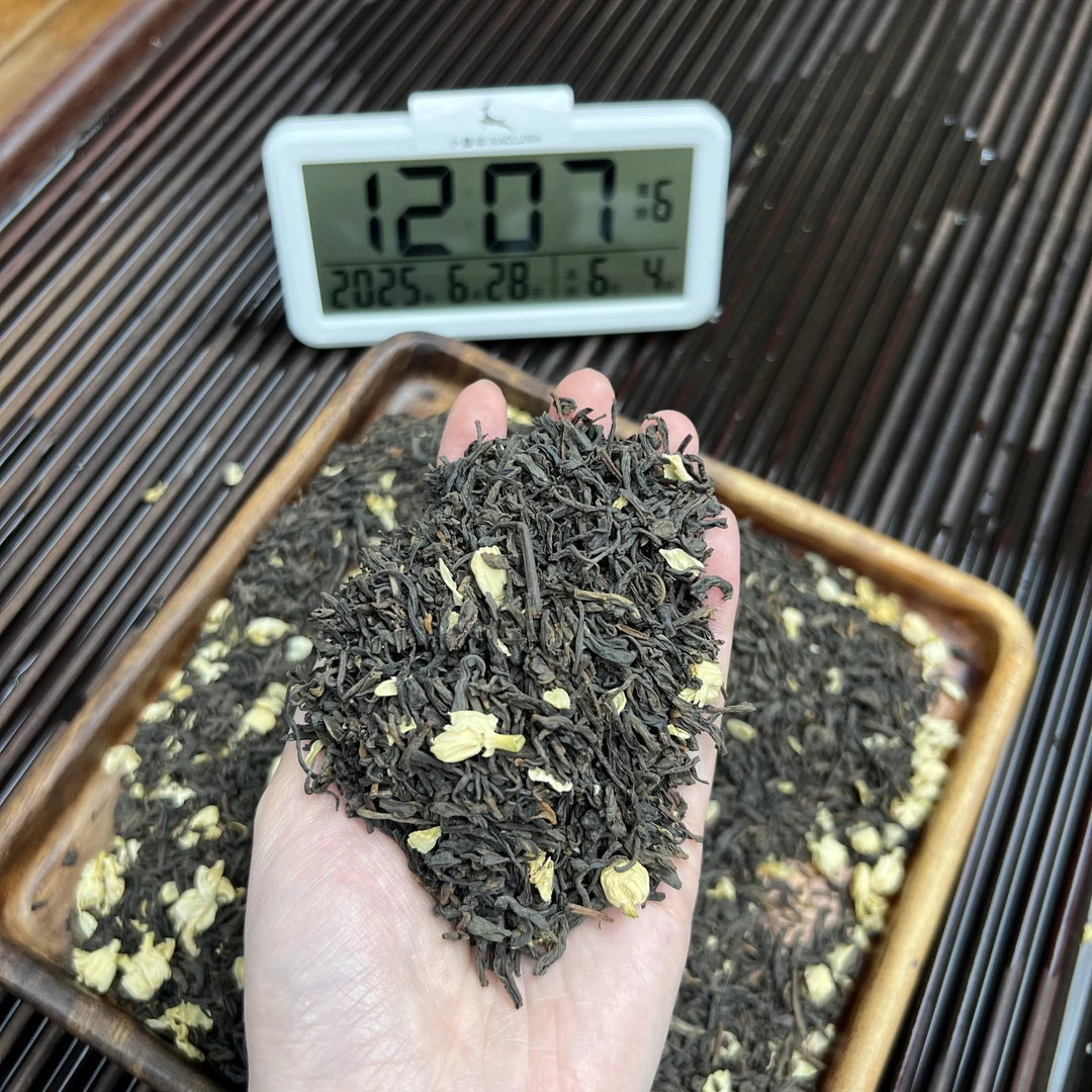 茉莉六堡茶 小鹿收茶 六堡茶黑茶 6月28