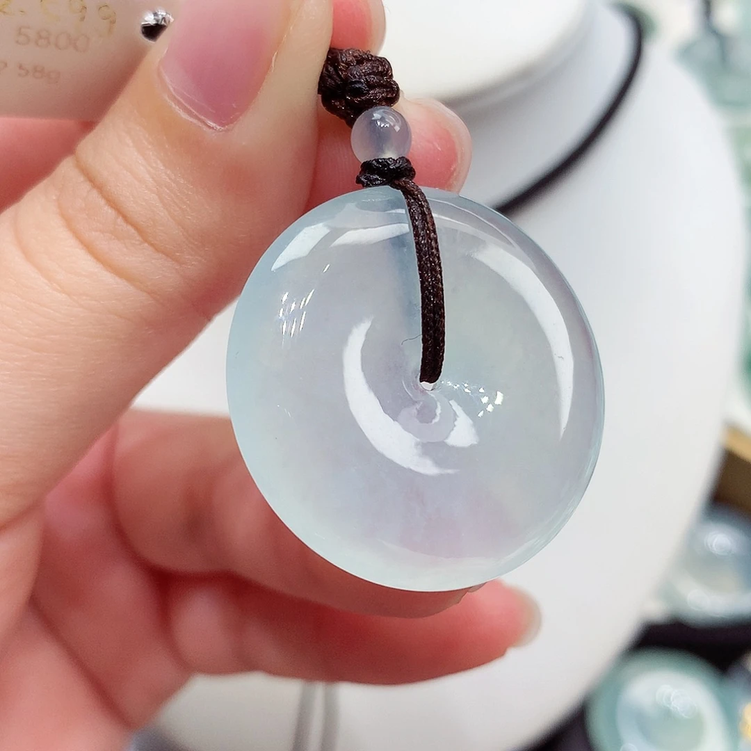 颈饰未镶嵌翡翠翡翠95，29.4/5.9