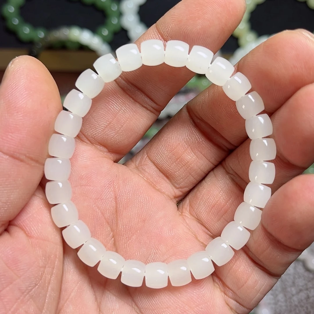 【闪购商品】未镶嵌手链和田玉（糖玉）