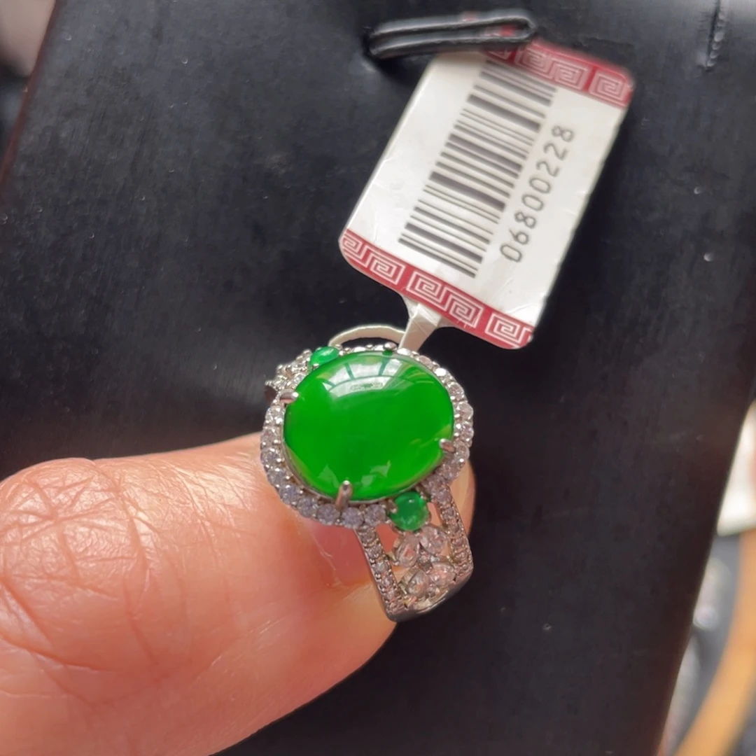 翡翠银S925镶嵌颈饰