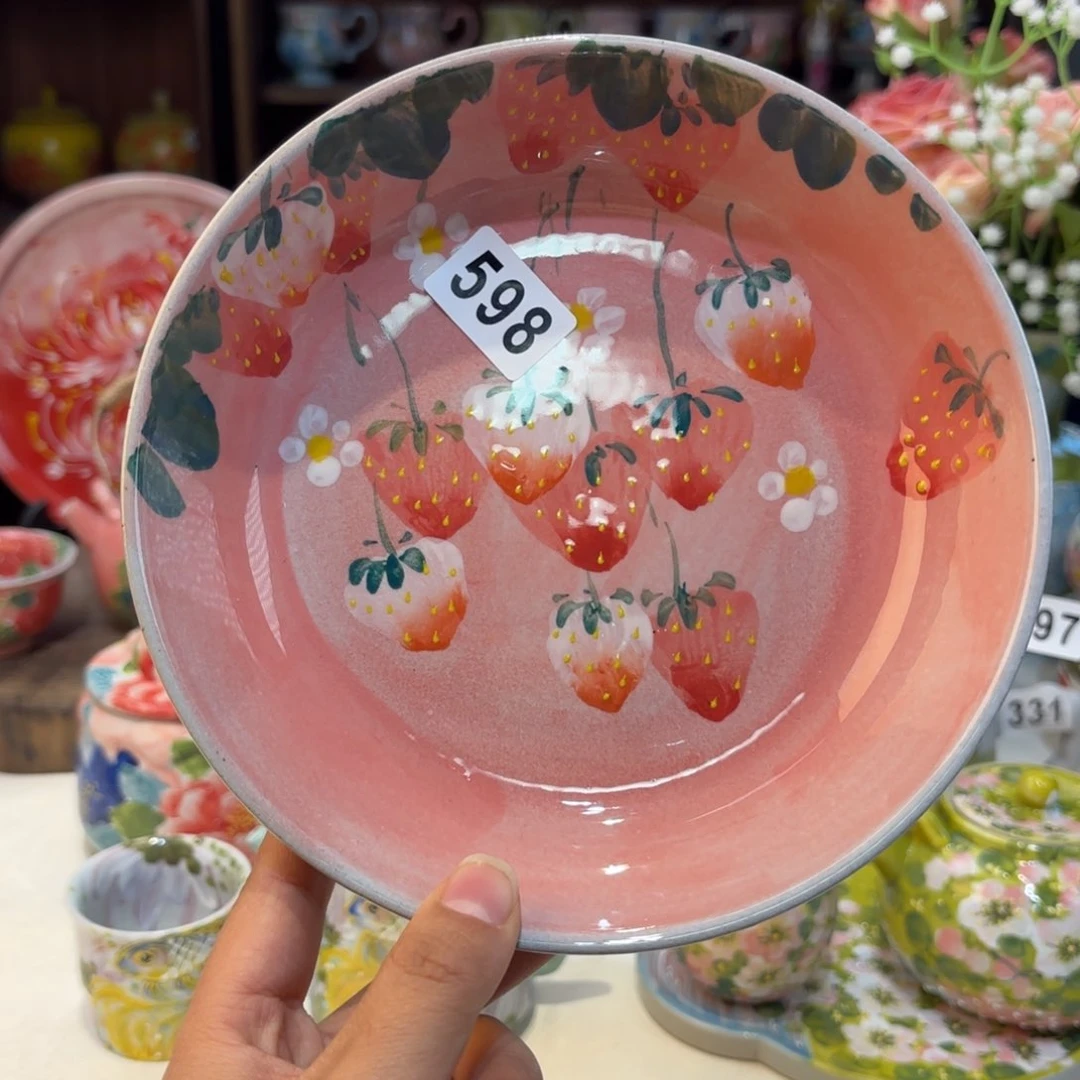 景德镇手绘高温釉下彩陶瓷茶具