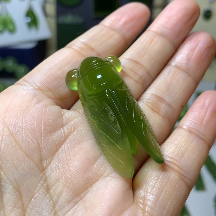 岫玉颈饰未镶嵌轩*牛吊坠