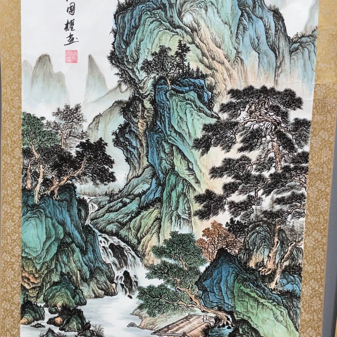 国画老师手笔手绘作品w