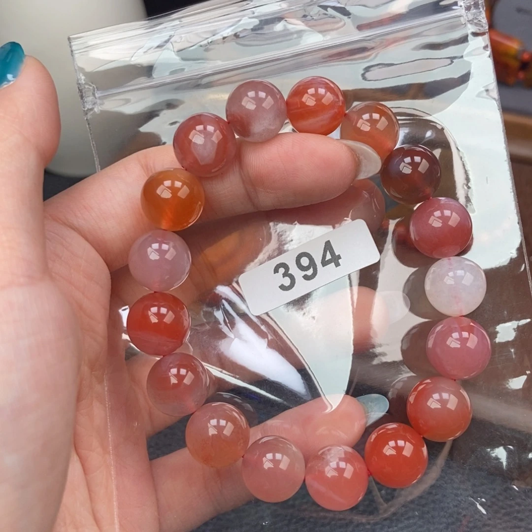 南红玛瑙未镶嵌手链卡12
