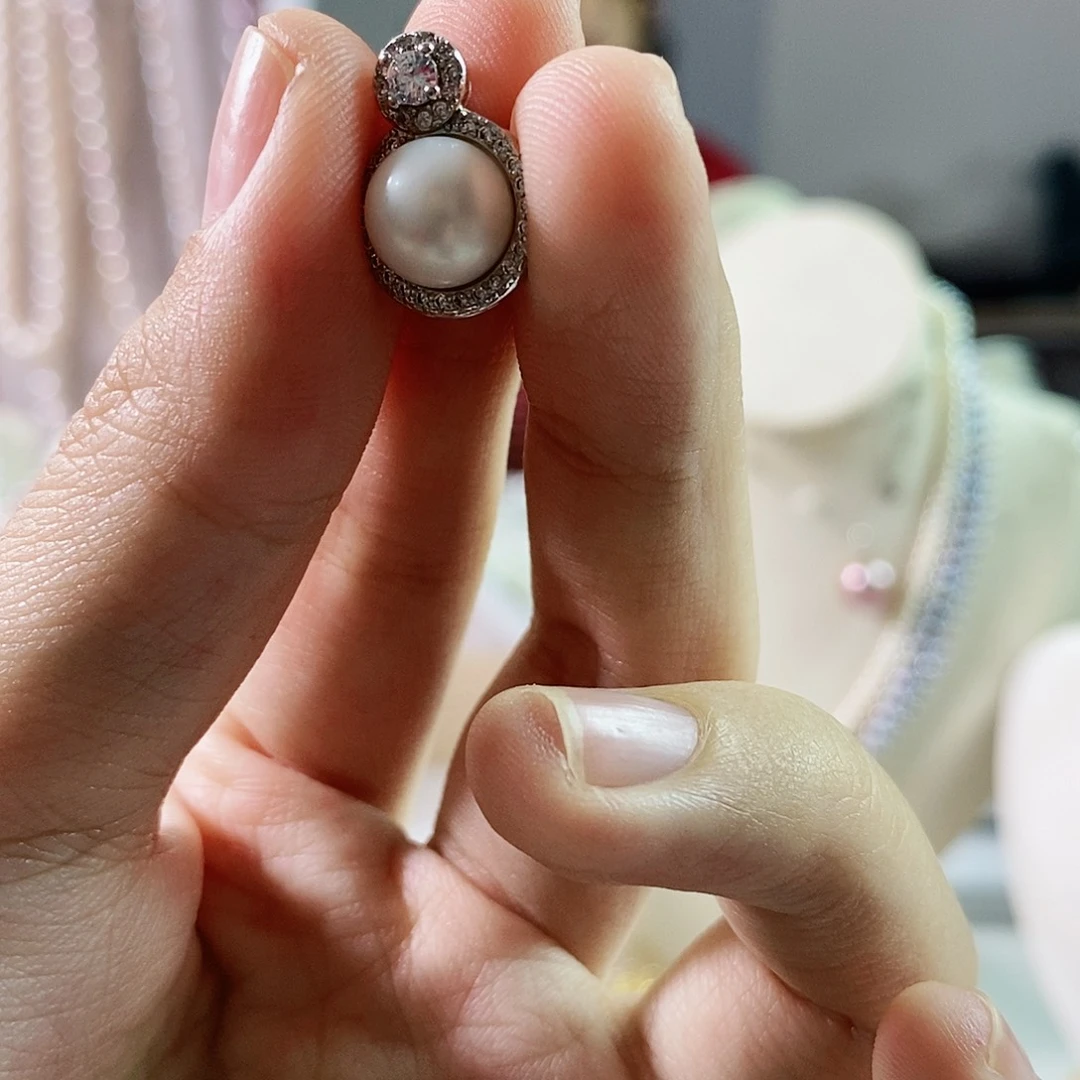 未镶嵌天然淡水珍珠项链淡水珍珠