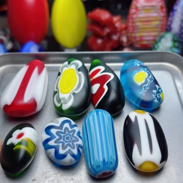 今***刻玛瑙/玉髓未镶嵌珠宝半成品