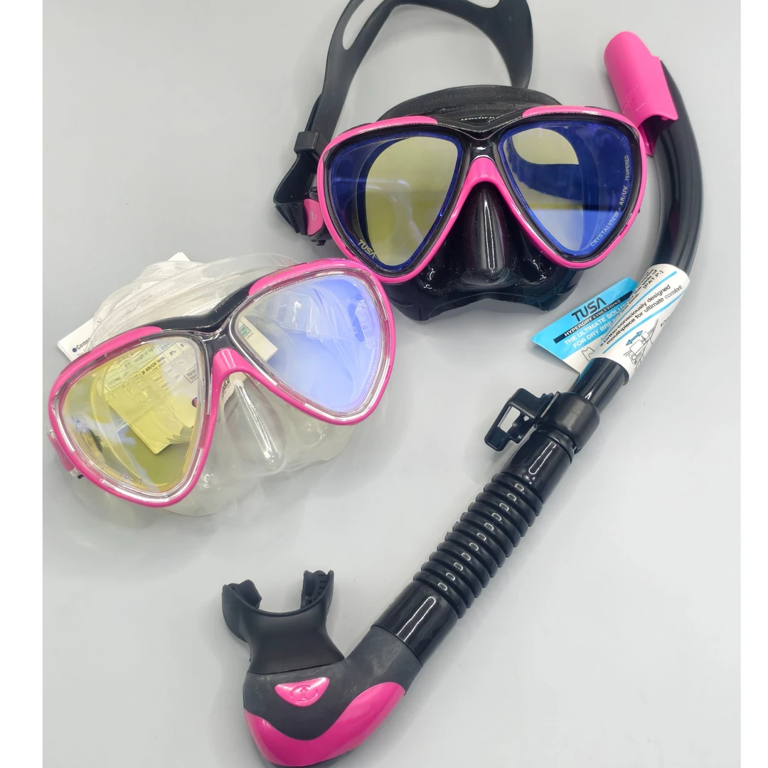 特价 面镜 送tusa 呼吸管 水肺 浮潜专用
