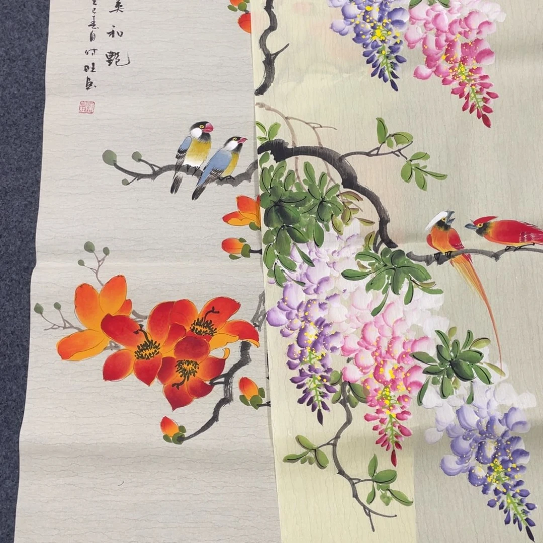 铁***绕国画国画作品欣赏一下