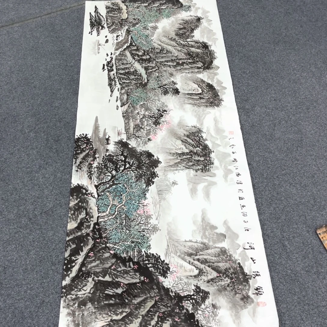 国画国画作品老师手绘