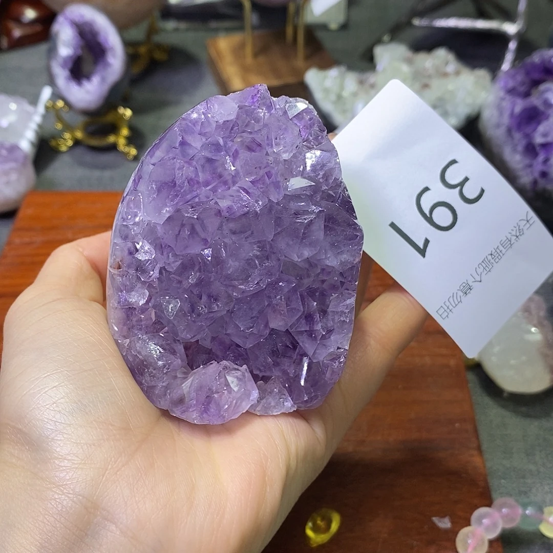 珠宝半成品未镶嵌紫晶