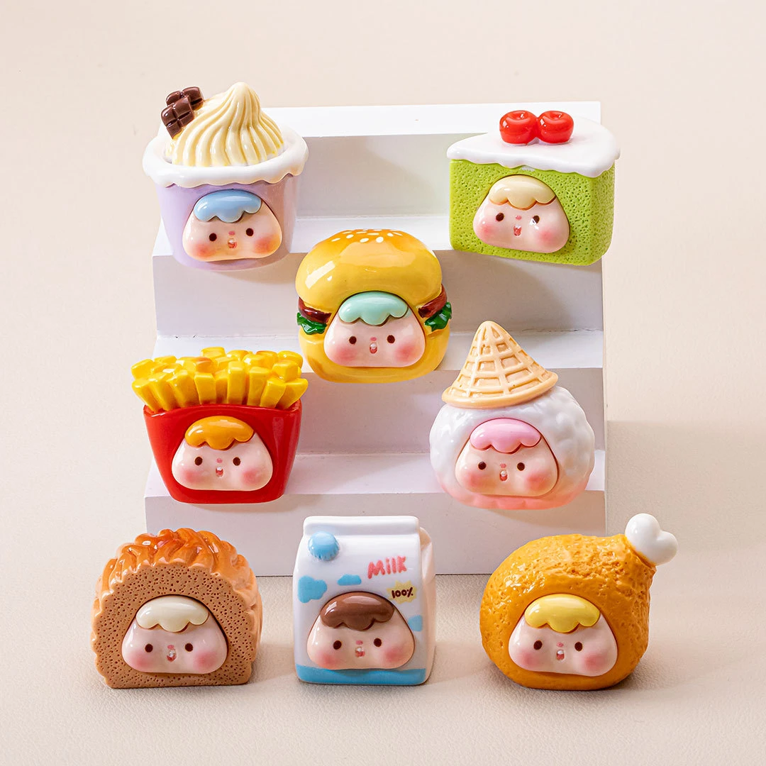 【食玩崽崽】树脂公仔车载桌面摆件装饰品diy对对碰