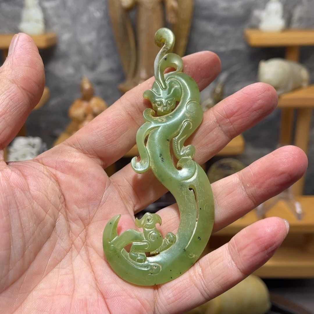 和田玉未镶嵌挂件m****✨