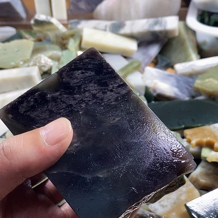 和田玉（糖玉）珠宝半成品未镶嵌空*