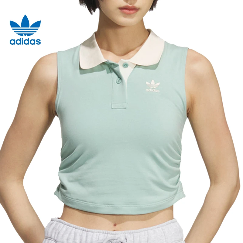 adidas阿迪达斯【环*】三叶草女子运动休闲无袖T恤KE3894