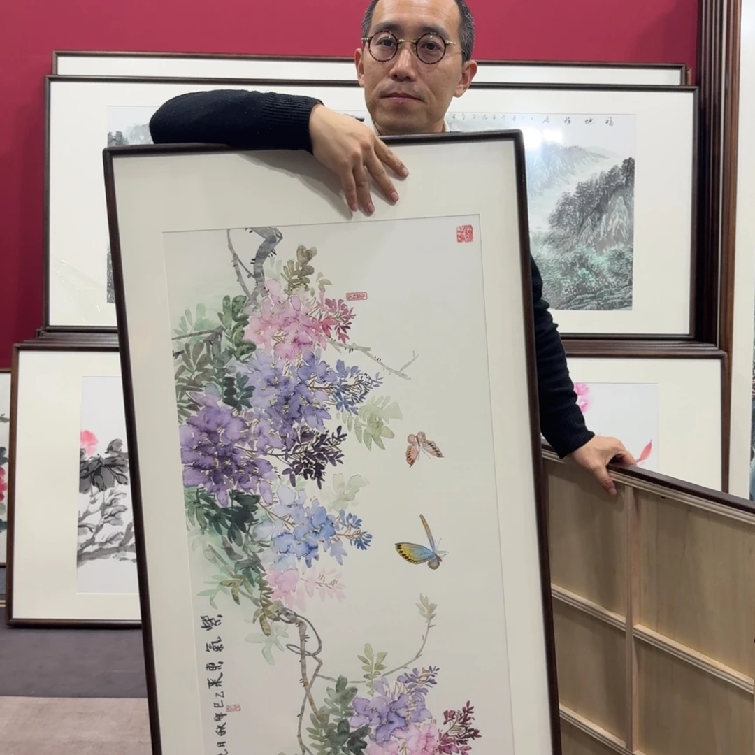 J***…国画手绘作品120/60