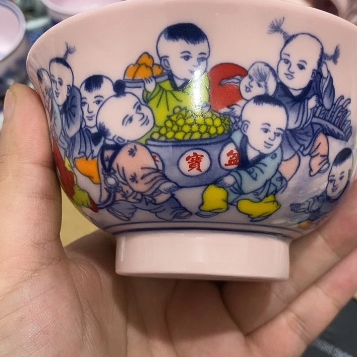 陶摆件景德镇陶瓷主人杯2344