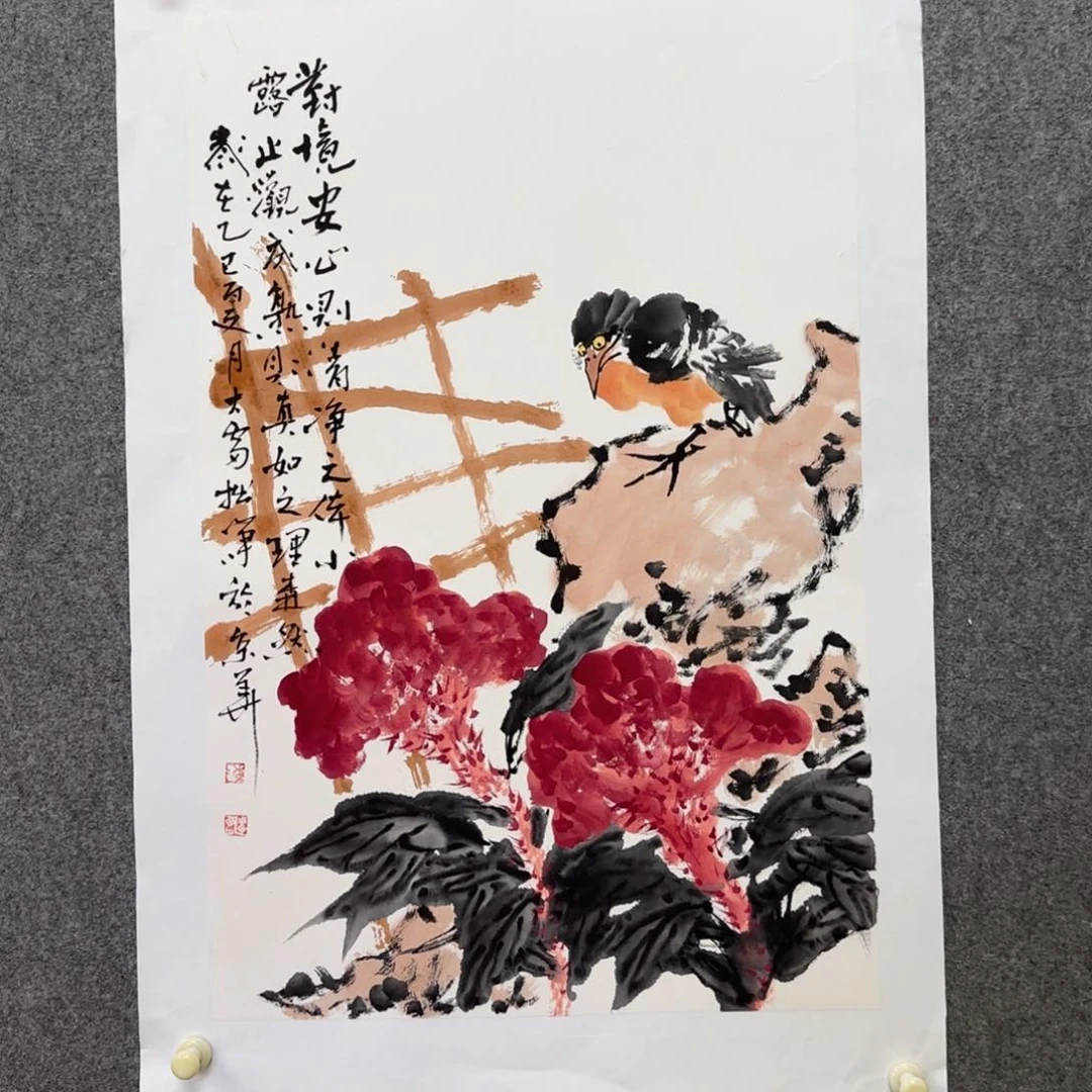 国画大雷老师手绘作品