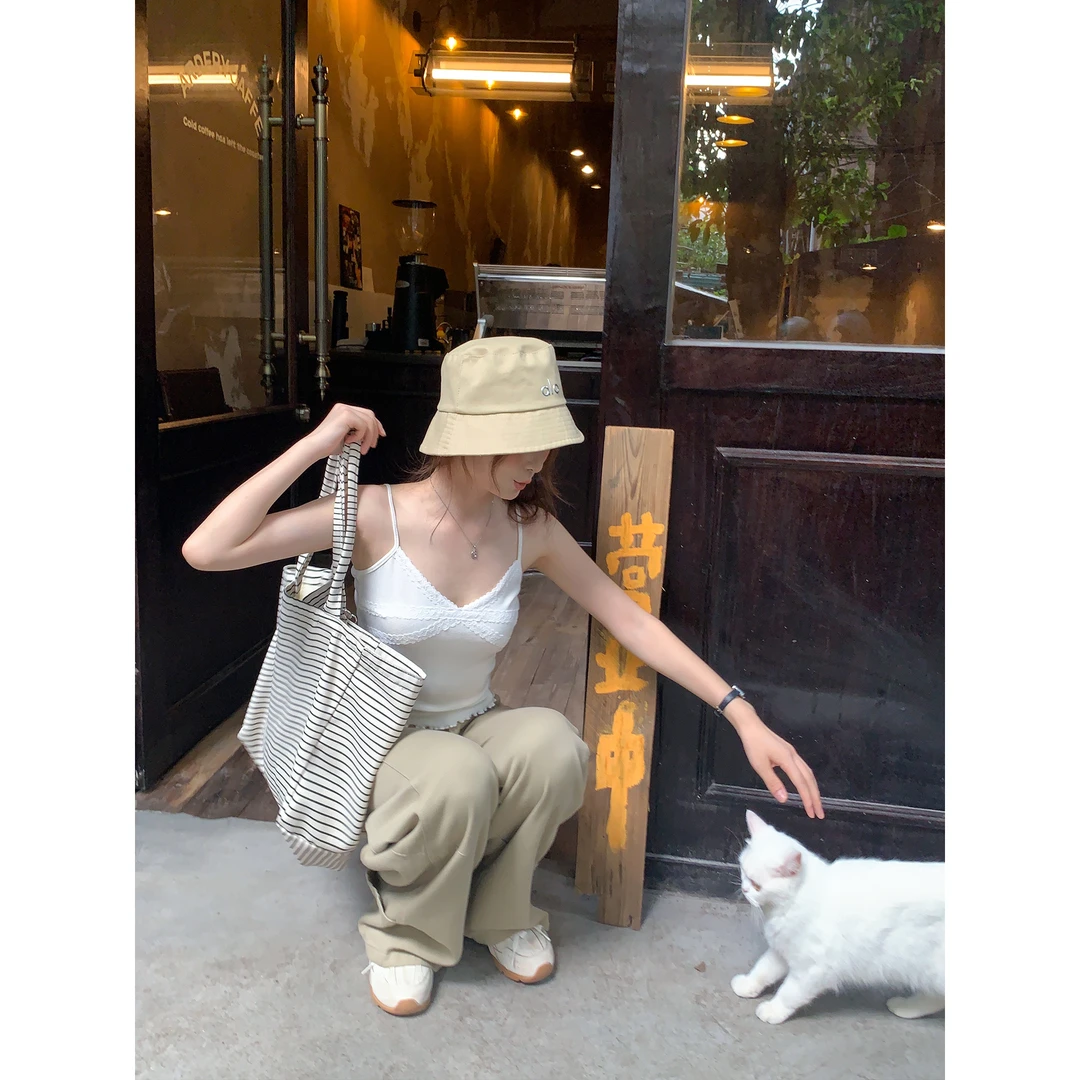 切糕自制【夏日轻简】小个子短款百搭酷飒风通勤显瘦韩系甜美背心