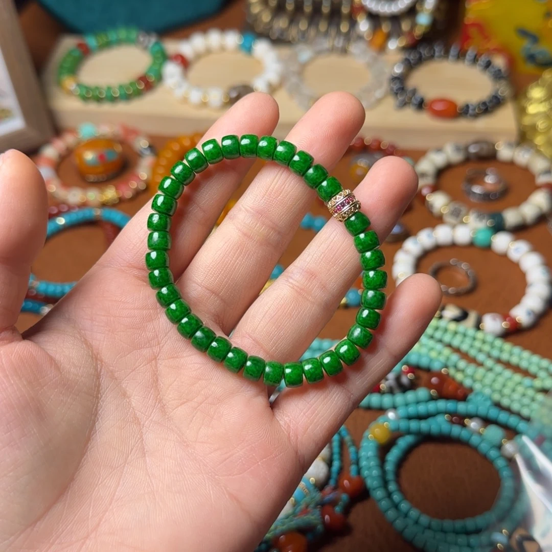 玻璃DIY藏式手串/108念珠