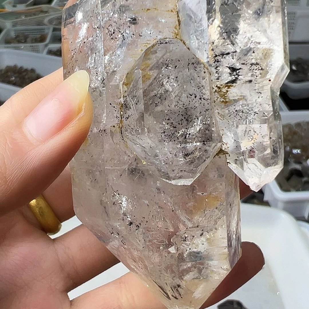 蜡***心水晶珠宝半成品未镶嵌106