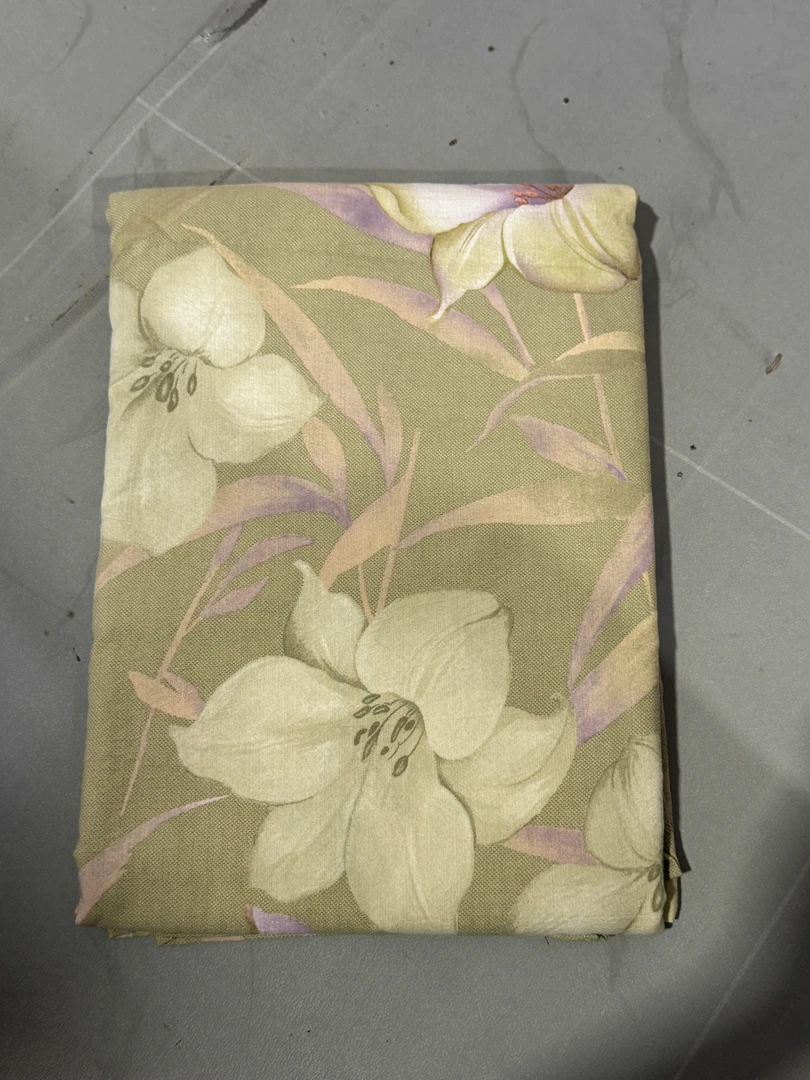 亚麻床单床品大床单 吸湿透气-百合开
