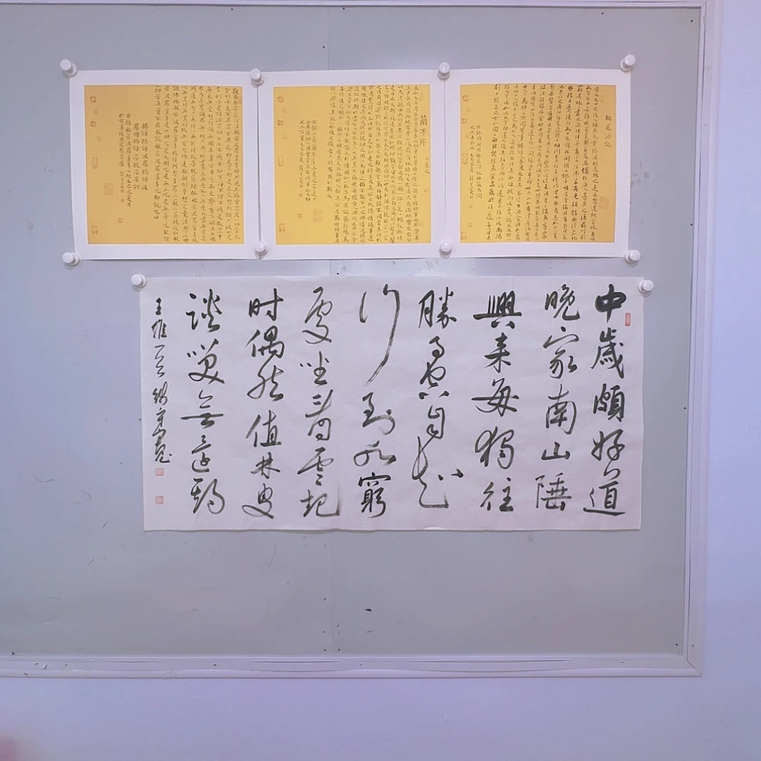 书法138×69中岁颇好道