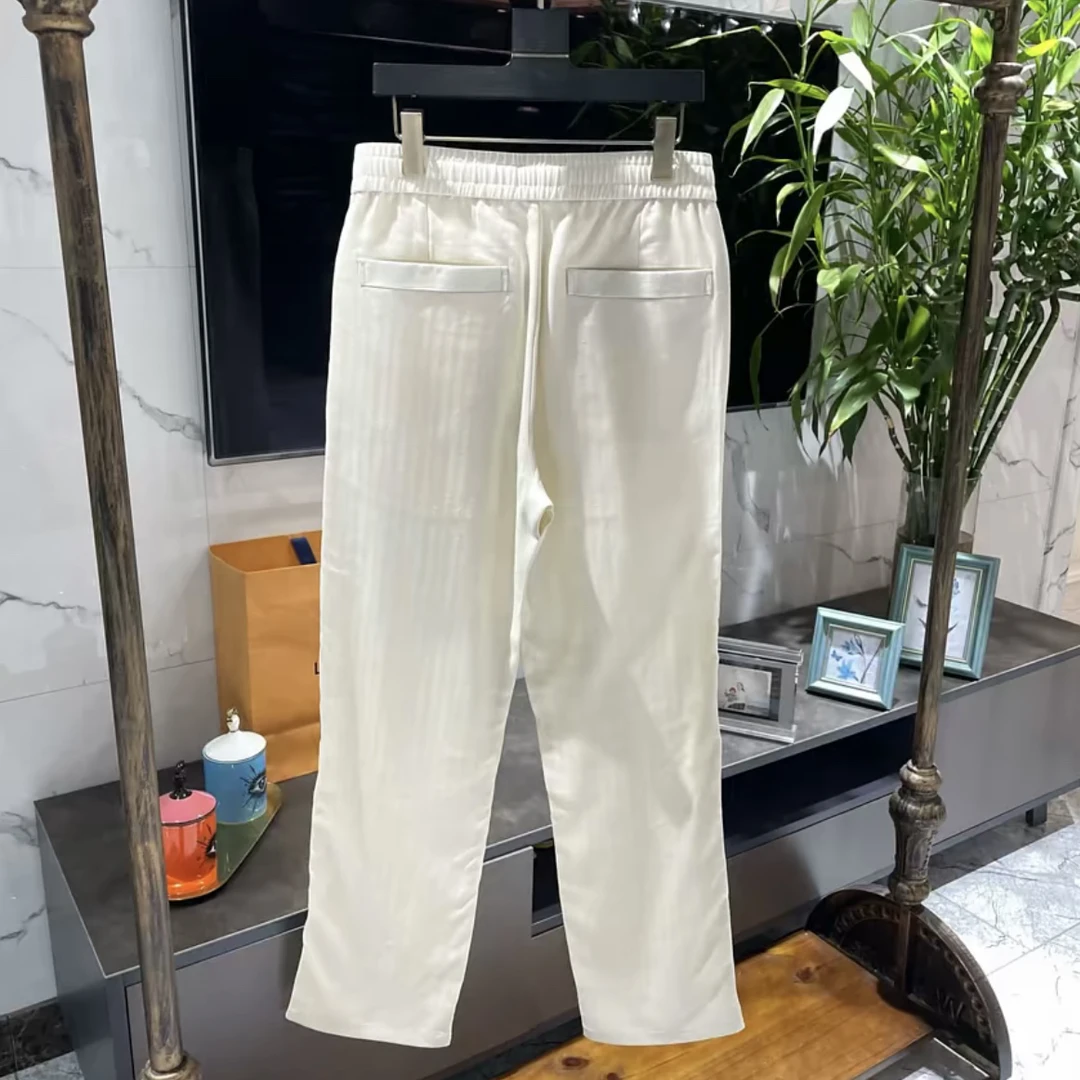 【孟璐高端·轻奢男装】SQ｜MENGLU2025｜高端欧货亚麻休闲裤