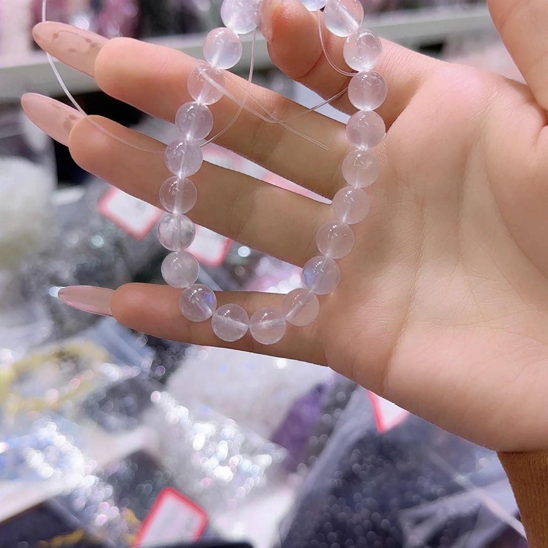 水晶手链合金@**桐蓝月光