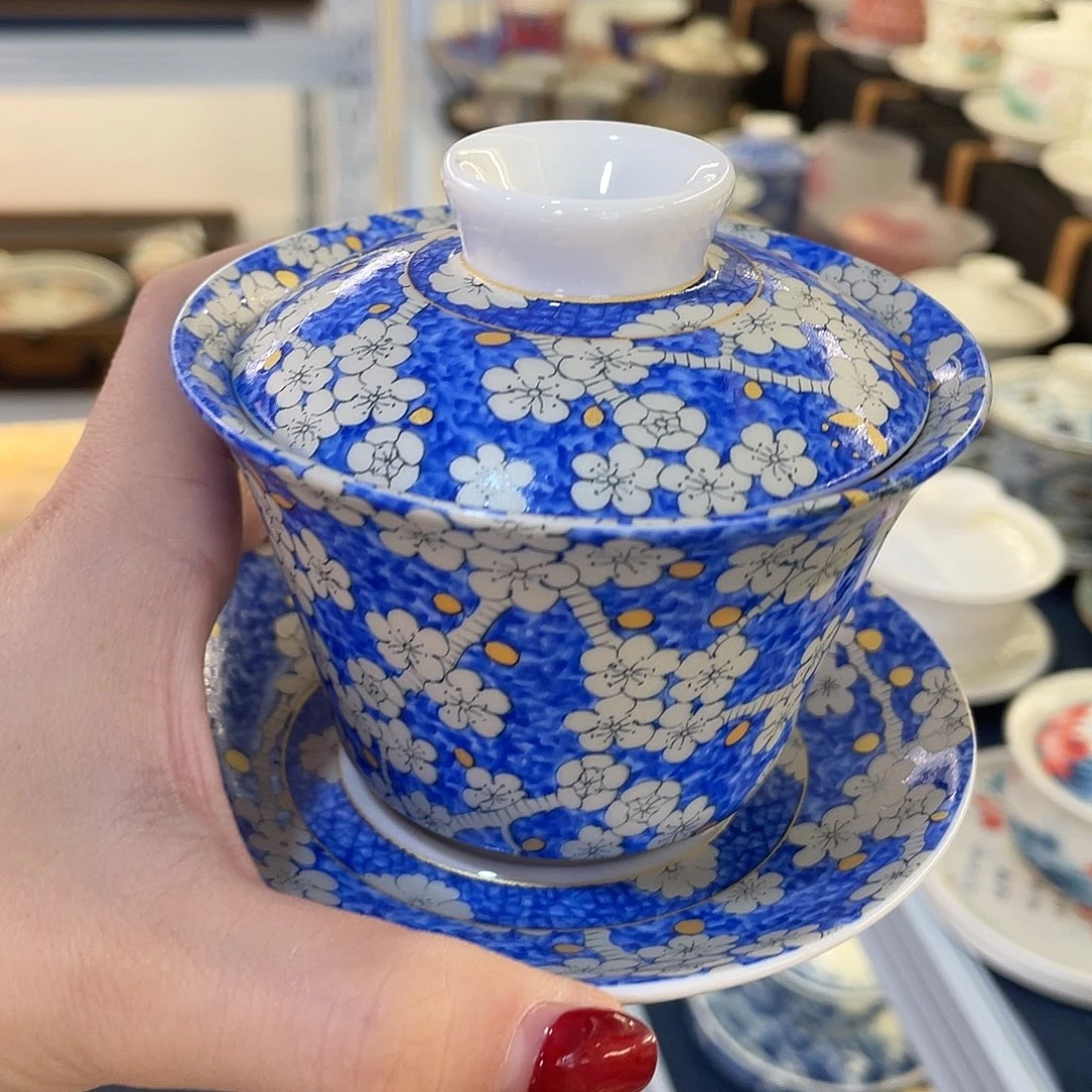 陶景德陶瓷盖碗茶具