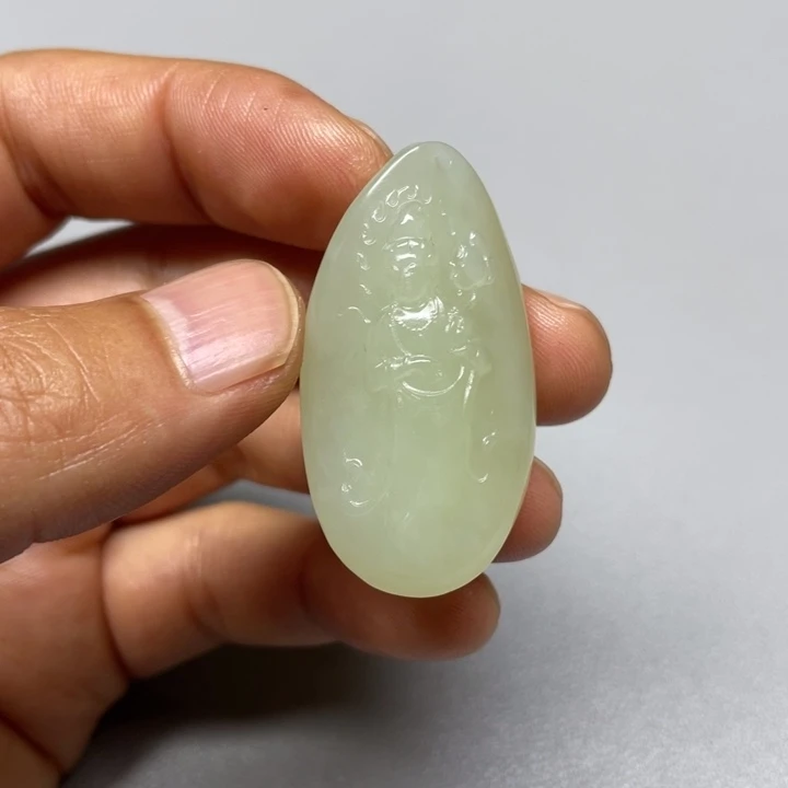 吊坠(不含链)未镶嵌和田玉俊*