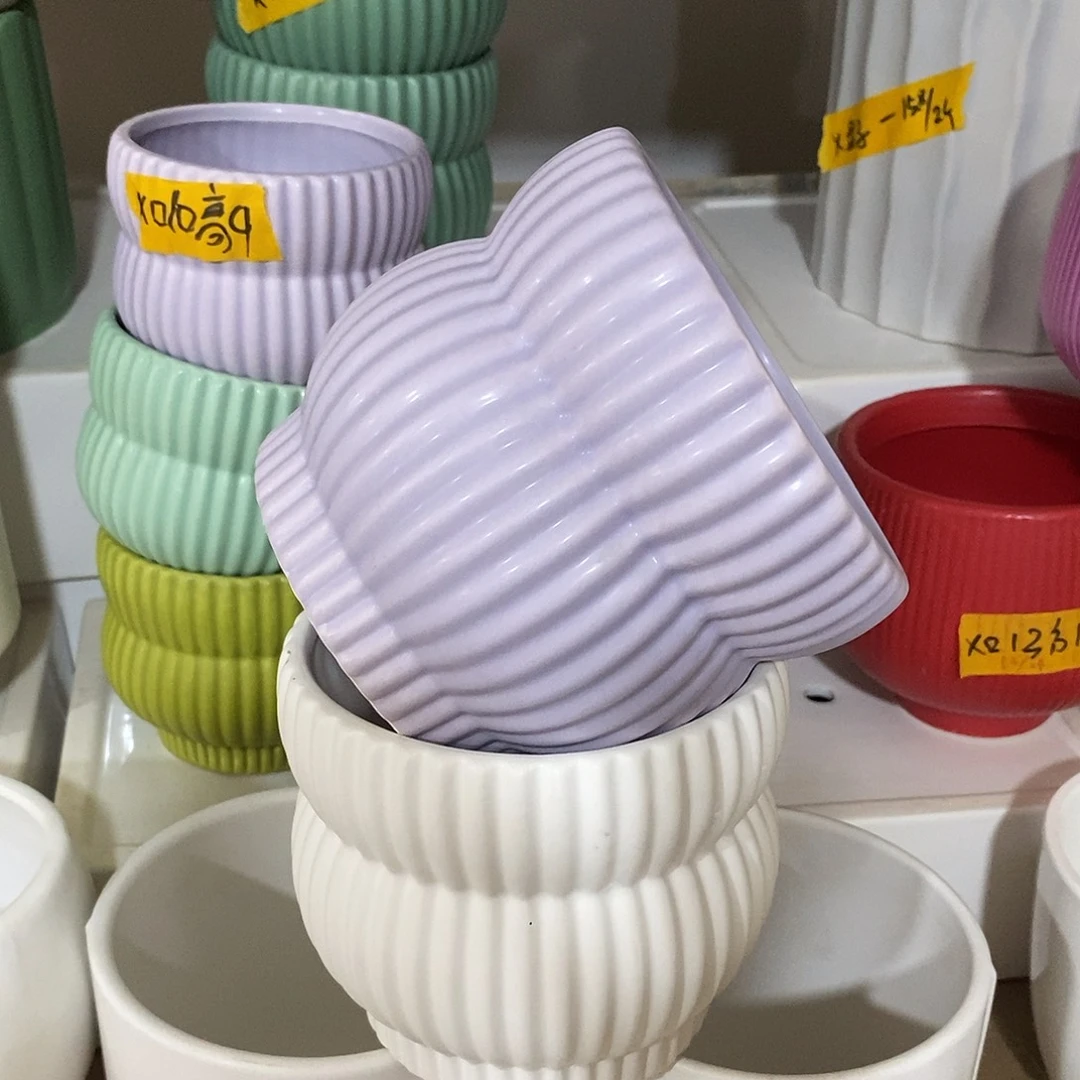 陶杯子陶盆有孔 瑕疵介意勿拍