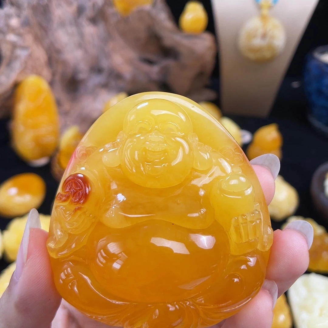 琥珀未镶嵌珠宝奇石