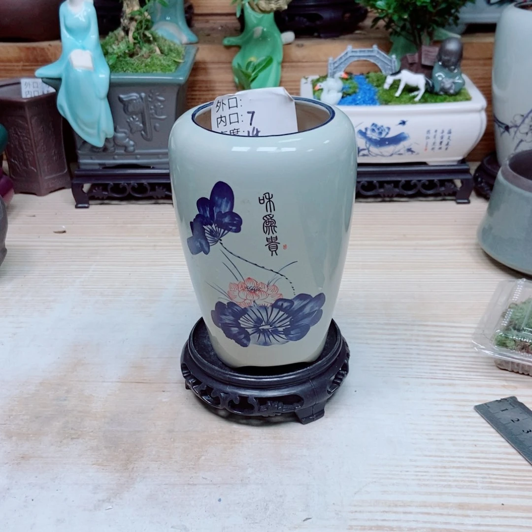 瓷片陶瓷花盆陶瓷艺术