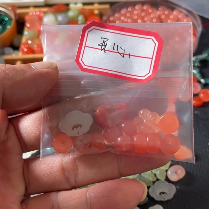 颈饰未镶嵌南红玛瑙开*✨