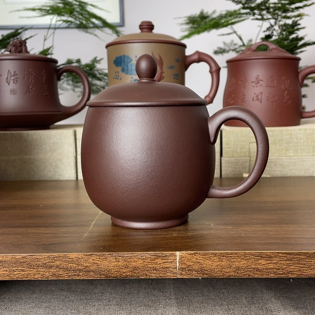 紫砂茶杯龙蛋体验款400cc不带礼盒