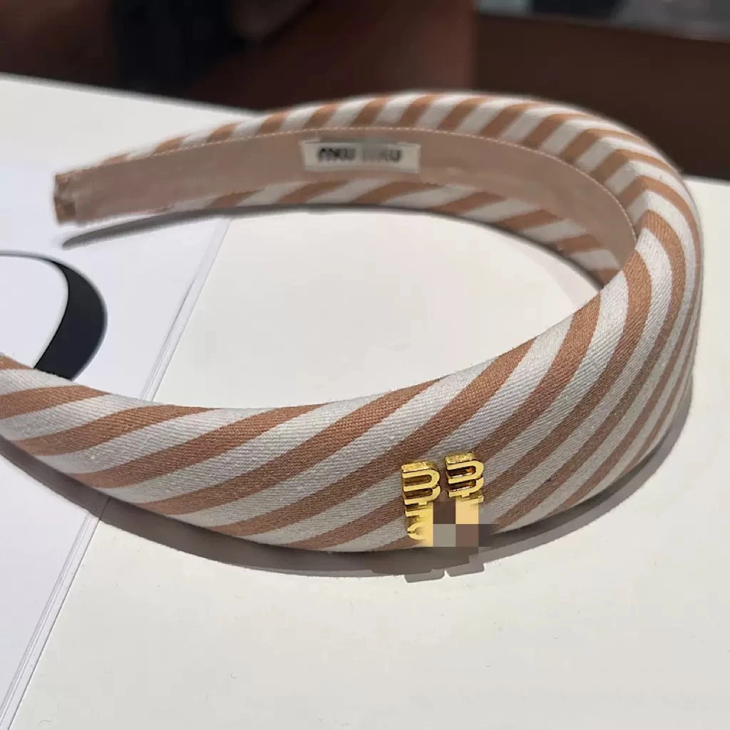 新款海绵加厚高颅顶发卡时尚条纹发箍