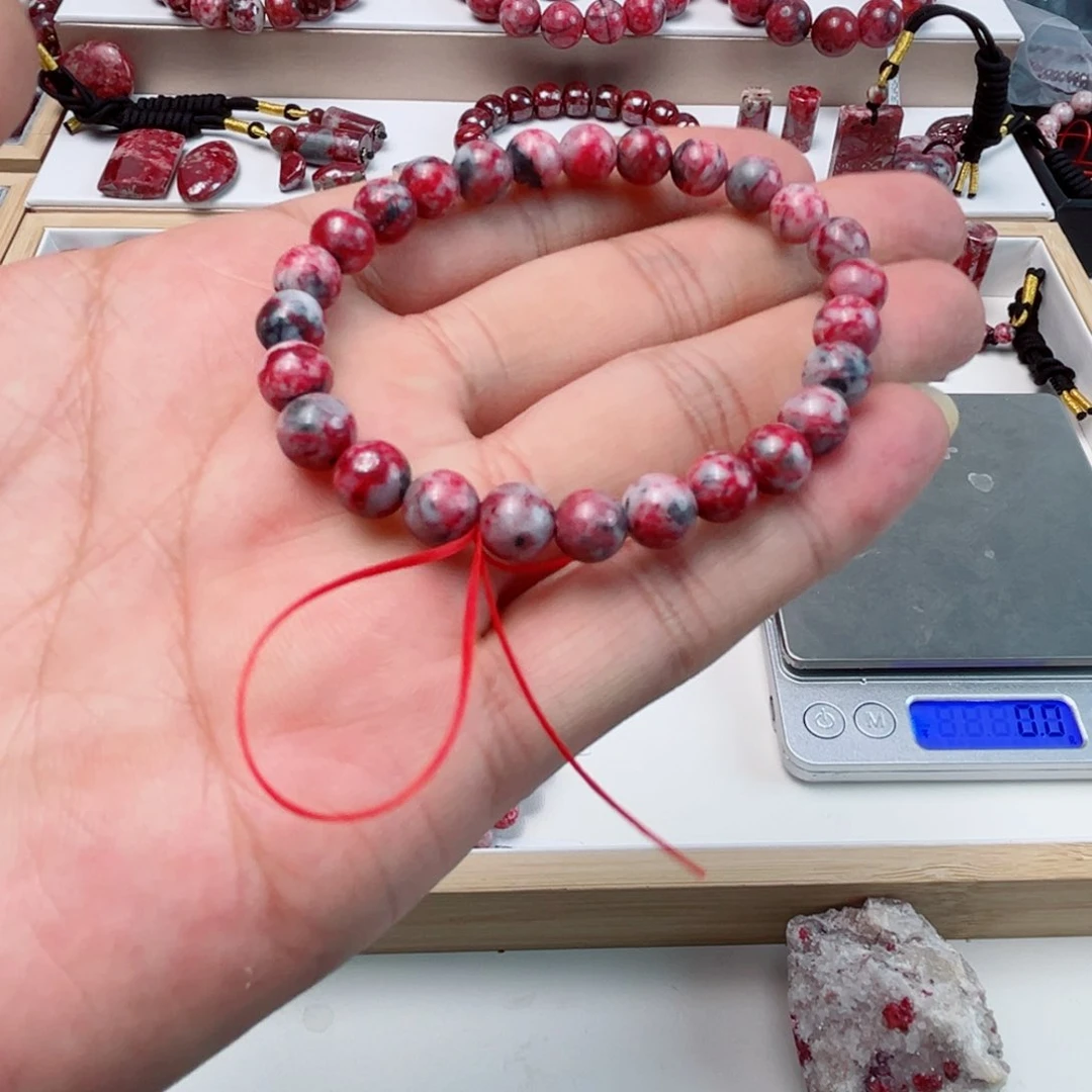 天然辰砂天然原石卡7