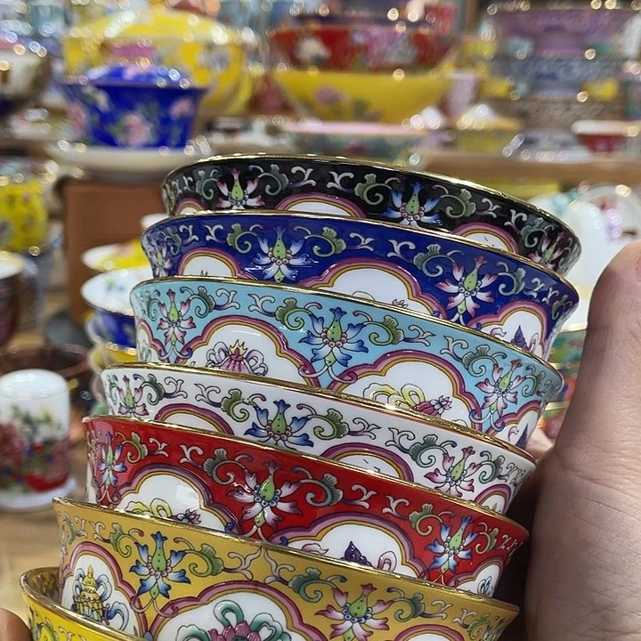 珐琅景德镇陶瓷瓷碗