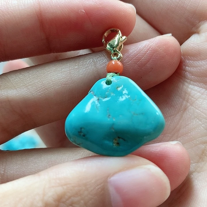 未镶嵌绿松石珠宝奇石