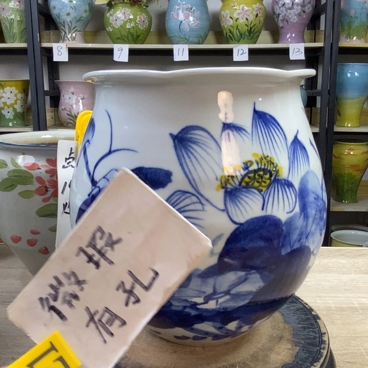 景德镇高温陶瓷花盆