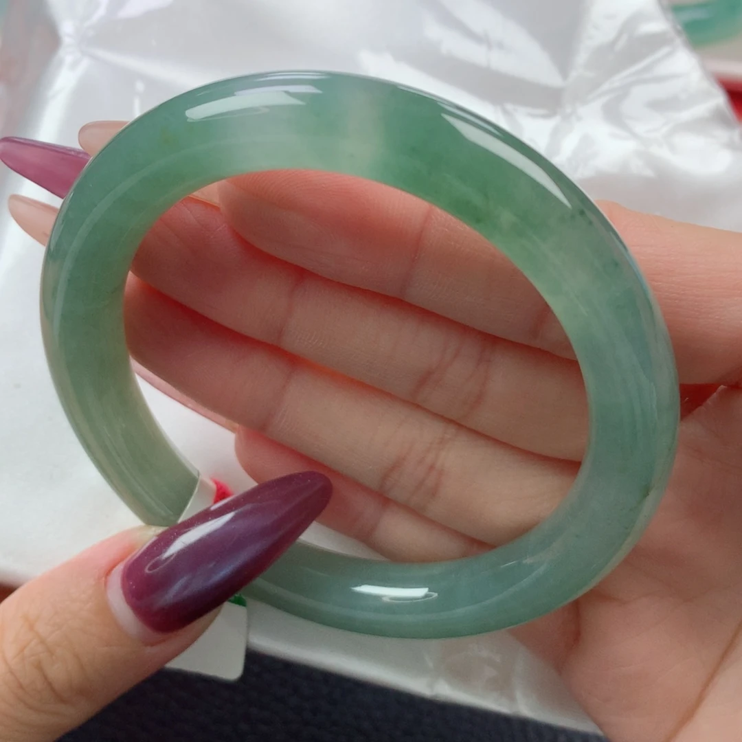 未镶嵌手镯翡翠缅甸天然翡翠A货57.3