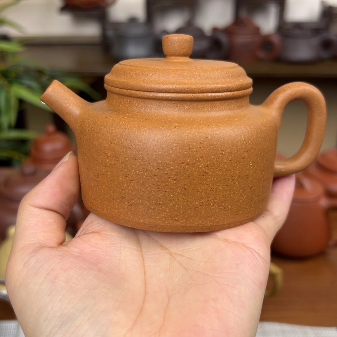 九***狐紫砂茶壶紫砂壶德钟黄金段150cc全