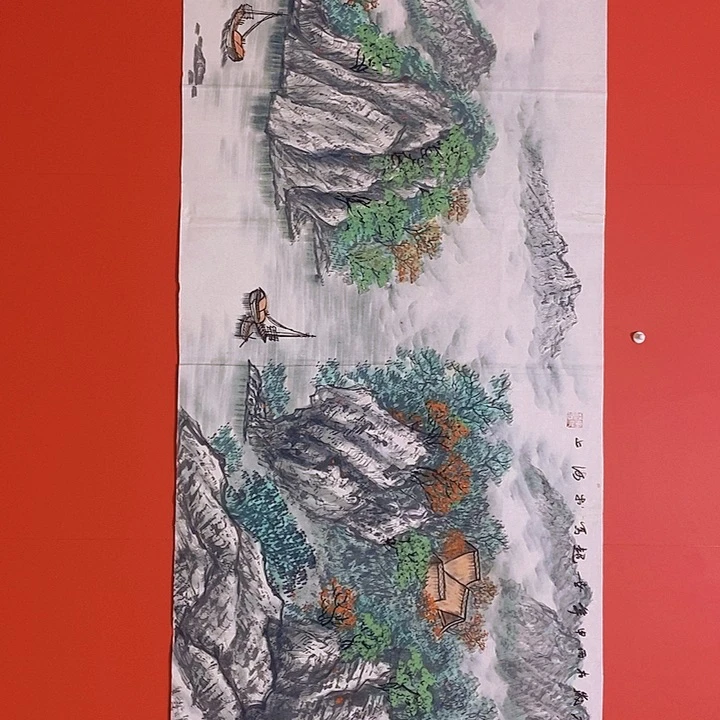 国画山水花鸟字画书画国画